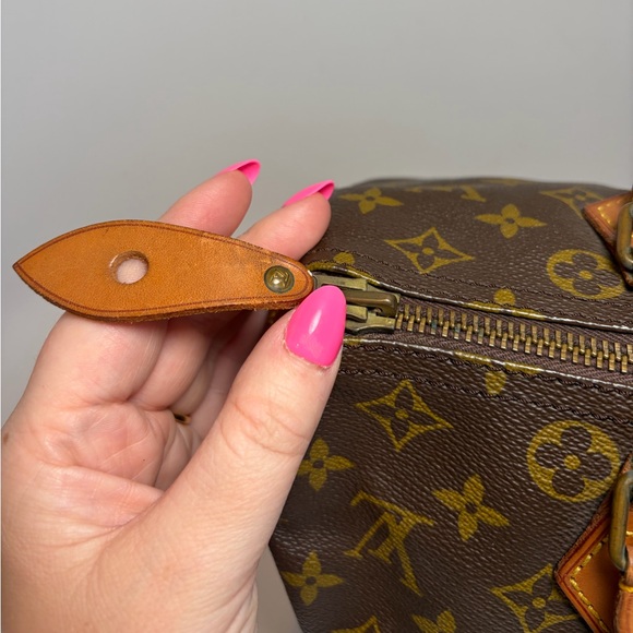 Louis Vuitton Speedy 30 Monogram Vintage Pre Date Code 80s/70s w/COA - Picture 10 of 16